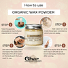 Ghar Soaps Organic Wax Powder For Hair Removal