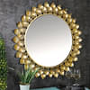 Gold Foil Leaves Mirror