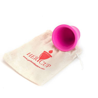 Goli Soda Her Cup Reusable Menstrual Cup For Women - Fushia image