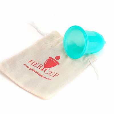 Goli Soda Her Cup Reusable Menstrual Cup For Women - Teal image