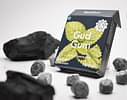 Gud Gum- Natural Chewing Gum- Charcoal Mint Flavour- Sugar Free, Biodegradable- Pack of 4 (60 chewing gums)