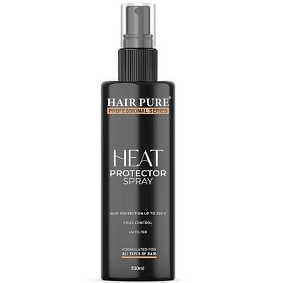 Hair Pure Heat Protector Spray 230º Heat Protection Defense From Styling Tools Hair Spray  200Ml image