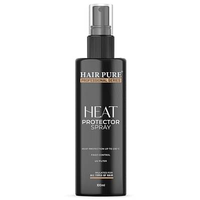 Hair Pure Heat Protector Spray 230º Heat Protection Defense From Styling Tools Hair Spray 100Ml image