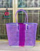 KST Bags | Handmade Wire Koodai | White, Pink and Violet