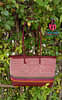 KST Bags | Handmade Wire Koodai | Maroon and White | Lengthy Handle Shopping Bag and Basket