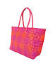 KST Bags | Handmade Wire Koodai | Orange and Pink | Shopping Bag and Basket