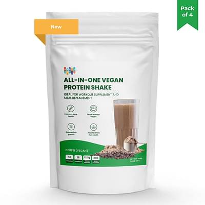 Happy Ratio, Plant Protein Focus - Coffee - Pack of 4 image