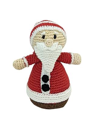 Happy Threads Handcrafted Amigurumi Christmas Soft Toy- Christmas Buddies Small Santa image