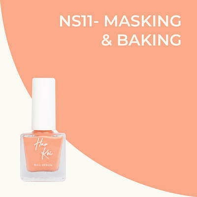 Harkoi Masking & Baking Nail Polish | Pack Of 2 | 8 Ml Each image