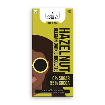 Hazelnut Belgian Dark Chocolate  40G image