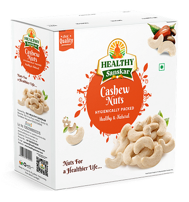 Healthy Sanskar Cashew Nuts Premium Kaju 200 gm image