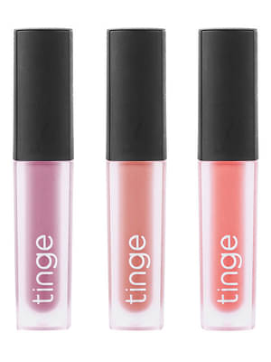 Hear My Voice | 3Ml X 3 | Liquid Matte Lipstick, Hear My Voice Set of 3, Wine, Nude, Light Cherry image