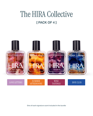 Hira Luxe Perfume Gift Set | Spicy, Woody, Citrus & Floral Notes |4 x 50ml image