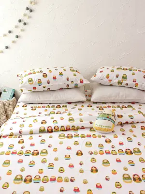 House This The Little Babushkas Bed Set (Ddh) (White) image