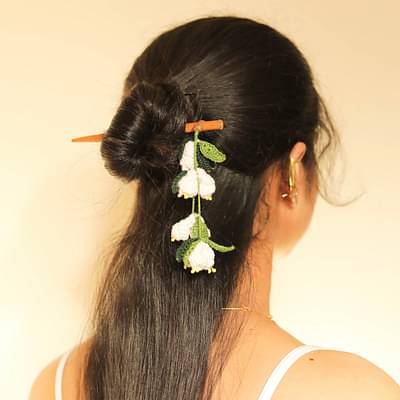 Ikriitm Mogra Hair Stick image