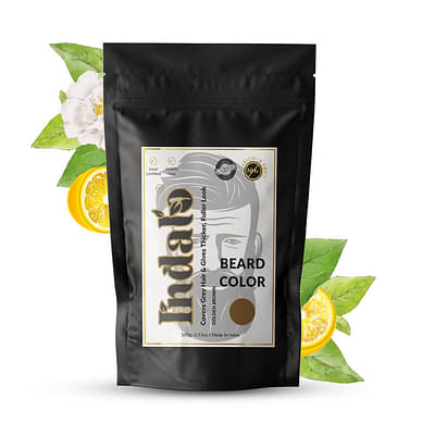 Indalo Beard Color  Long-Lasting, Ammonia Free With Natural Ingredients - (100 Gm) image