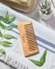 Indalo Pure Neem Wood Detangling Comb For Reducing Dandruff, Breakage & Hairfall