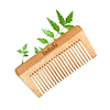 Indalo Pure Neem Wood Detangling Comb For Reducing Dandruff, Breakage & Hairfall