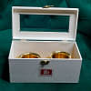 Indian Barthan Brass Coffee Davara Tumbler In Gift Box