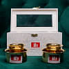 Indian Barthan Brass Coffee Davara Tumbler In Gift Box