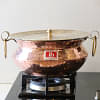 Indian Barthan Copper Sipri / Handi With Lid