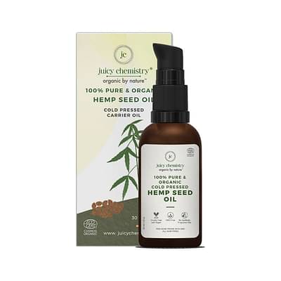 Juicy Chemistry 100 % Organic Hemp Seed Cold Pressed Carrier Oil - 30ml / 1.01oz image
