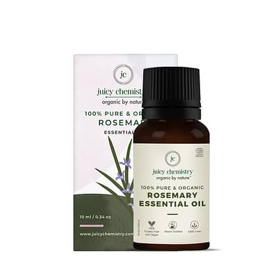 Juicy Chemistry 100% Organic Rosemary Essential Oil 10ml / 0.34oz image