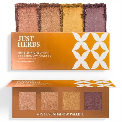 Just Herbs 4 In 1 Eye Shadow Pallette - Watching Sunset 4 Gm image