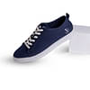 Jutaji Resolve Blue Sneakers For Men | Lace Up | Cork & Natural Latex Padded Insole | Anti-Skid