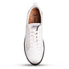 Jutaji Resolve White Sneakers For Men | Lace Up | Cork & Natural Latex Padded Insole | Anti-Skid