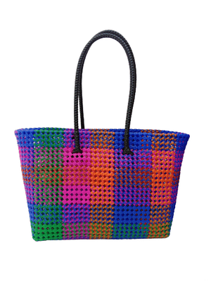 KST Bags Handmade Wire Koodai Basket - Multicolour Shopping Tote Bag image
