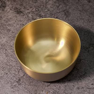 Kansa Elegant Large Serving Bowl Heavy Make- 7 inch (1000 ml) image