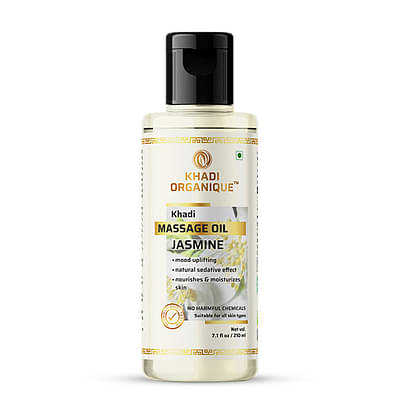 Khadi Organique Jasmine Massage Oil (210Ml) image