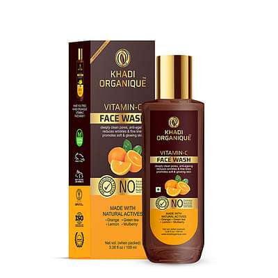 Khadi Organique Vitamin C Face Wash
 (100Ml) image