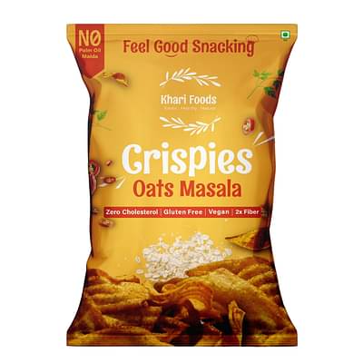 Khari Foods Oats Crispies 50g - Pack Of 4 image