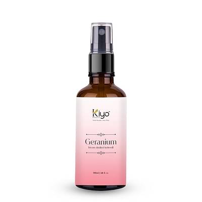 Kiyo Beauty Geranium Hydrosol: Natural Toner & Hydrosol For Skin Care & Hair Care: 100Ml image