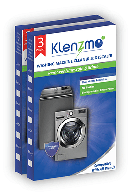 Klenzmo Washing Machine Cleaner & Descaling Powder 3 Pouch 180 Gm (Pack Of 1) image