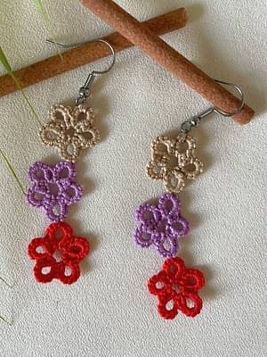 Knots to Node Harvest Trio Earrings image