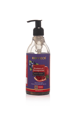 Koffeco Blueberry & Pomegranate Body Wash - pump bottle 250 ml image