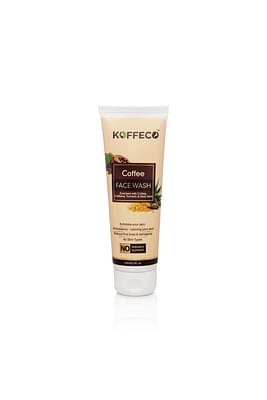 Koffeco Coffee, Caffiene, Turmeric, Aloe vera Face Wash- tube 100 ml image