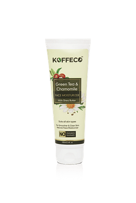 Koffeco Green Tea & Chamomile Face Moisturizer - tube 100 ml image
