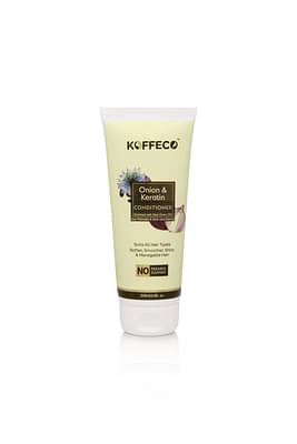 Koffeco Onion, Keratin, Aloe vera, Onin Oil, Saw Palmetto Hair Conditioner- tube 200 ml image