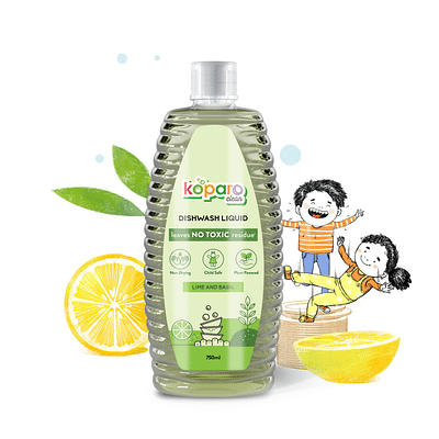 Koparo Natural Dishwashing Liquid - Lime & Basil - 750ml image