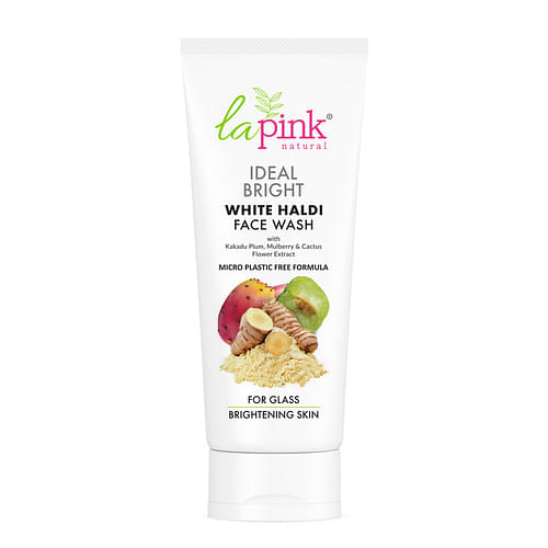 La Pink Ideal Bright Face Wash | 100% Microplastic Free Formula | For Glass Like Brightened Skin, Evens Skin Tone For All Skin Types | 100Ml image
