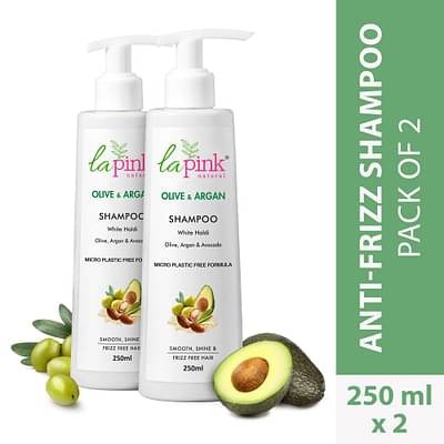 La Pink Olive & Argan Shampoo 250Ml (Pack Of 2) image