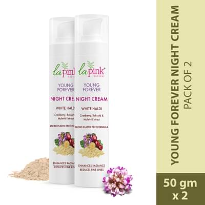 La Pink Young Forever Night Cream 50Gm (Pack Of 2) image