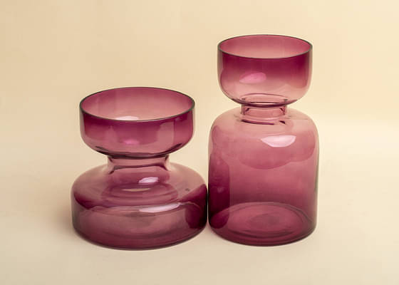Lilac Glass Vase image