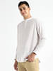 Livbio Organic Cotton & Naturally Dyed Mens Round Neck Ash Grey Shirt