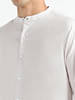 Livbio Organic Cotton & Naturally Dyed Mens Round Neck Ash Grey Shirt