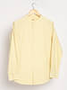 Livbio Organic Cotton & Naturally Dyed Mens Round Neck Lemon Yellow Shirt